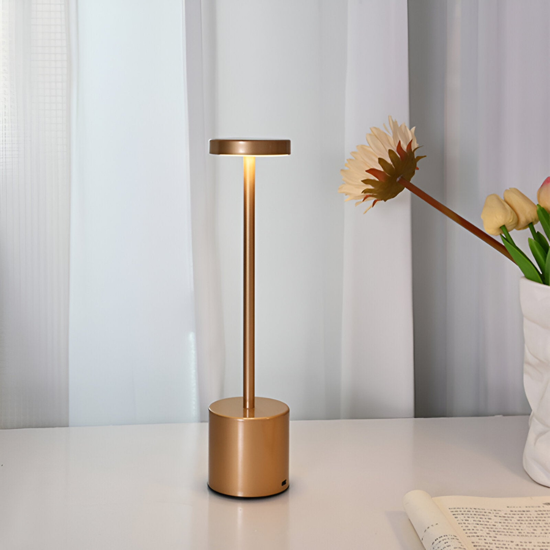 Tafellamp Draadloos Oplaadbaar Retro LED Touch Dimbaar