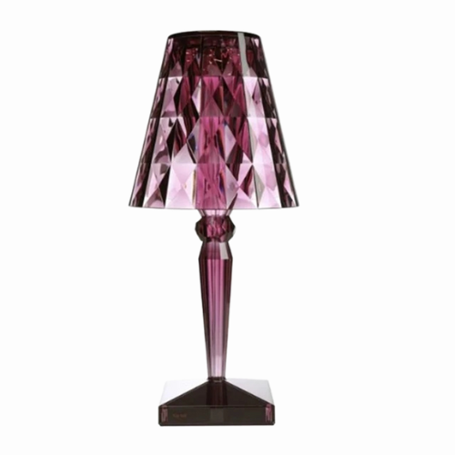 Tafellamp Kristal Design met LED Verlichting en Draadloos Opladen