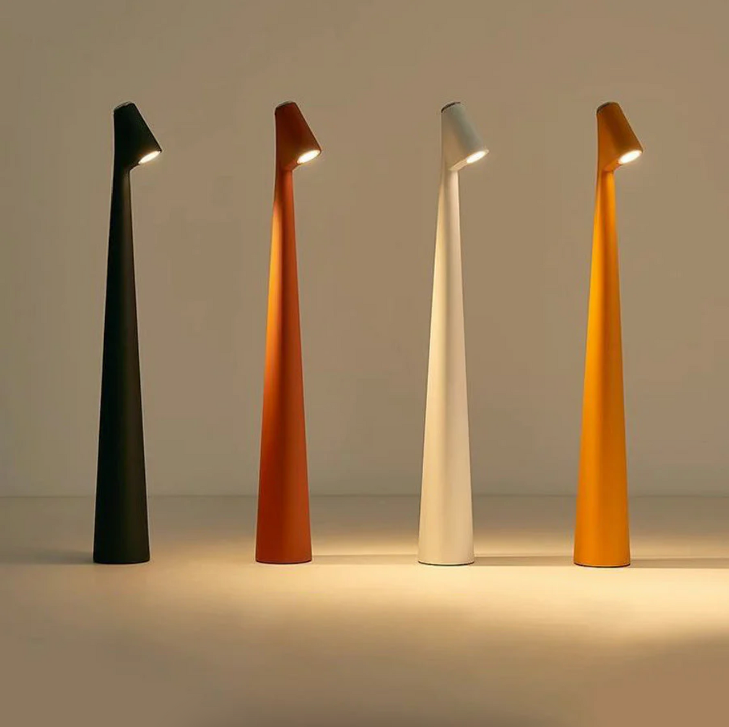 Tafellamp Minimalist met Touch Dimmer en Oplaadbare Batterij