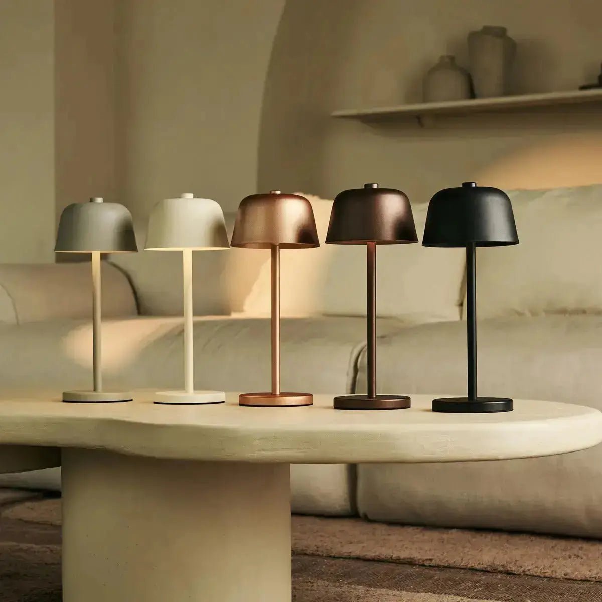 Tafellamp Minimalistisch Draadloos Oplaadbaar met Touch Bediening