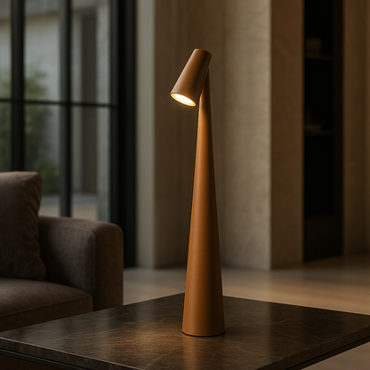 Tafellamp Minimalistisch LED Draadloos Dimbaar met Kantelbare Kap