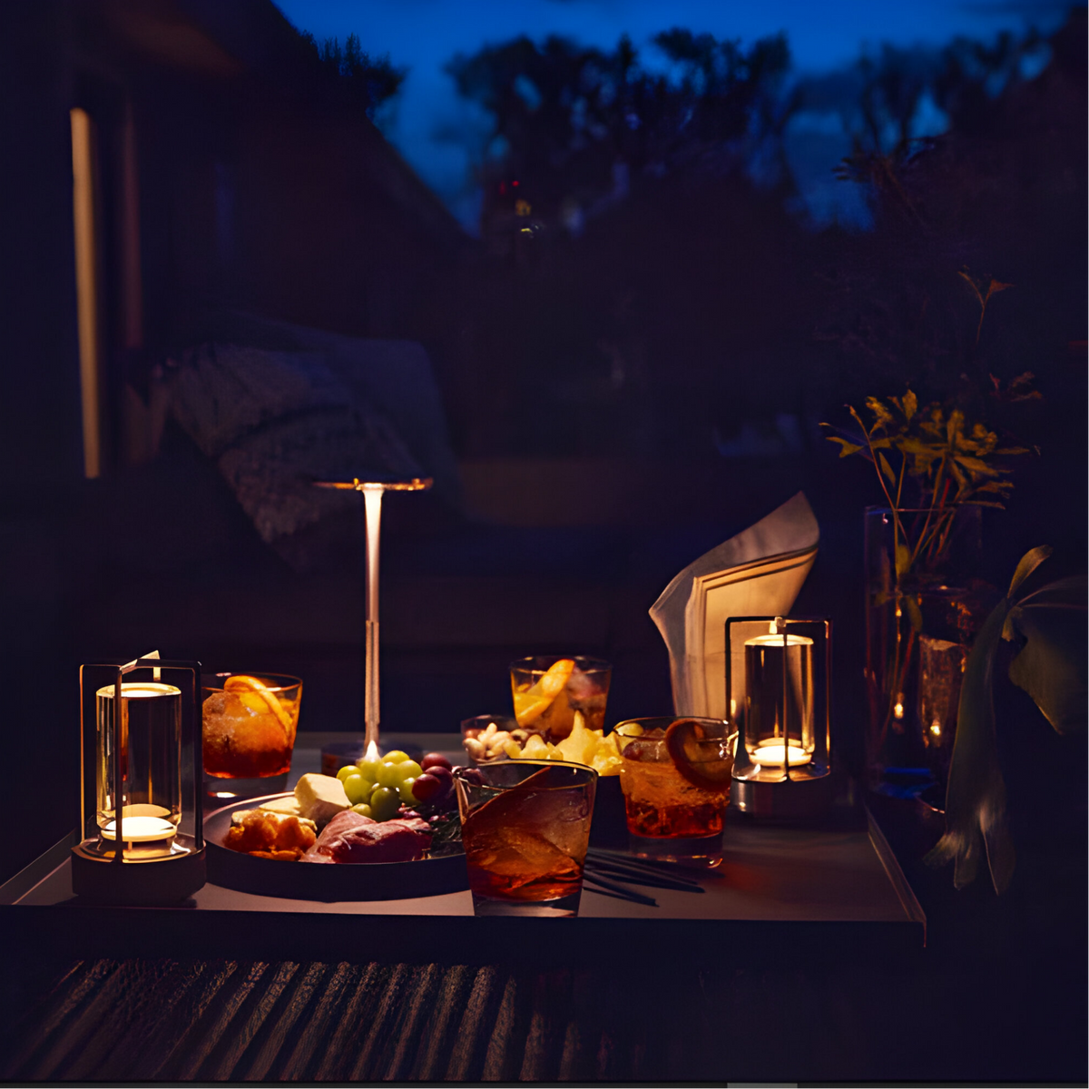 Tafellamp Minimalistisch met Touch Dimmer en Oplaadbare Batterij