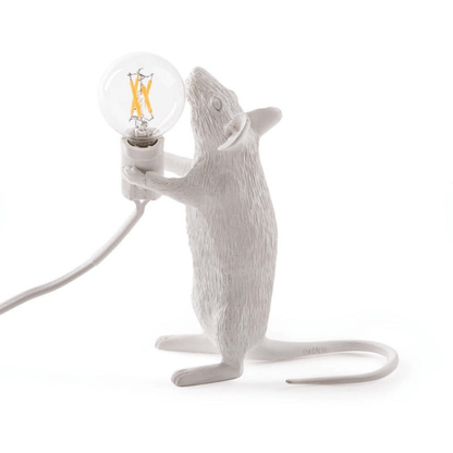 Tafellamp Muis met Gloeilamp Decoratief voor Tafel of Kast