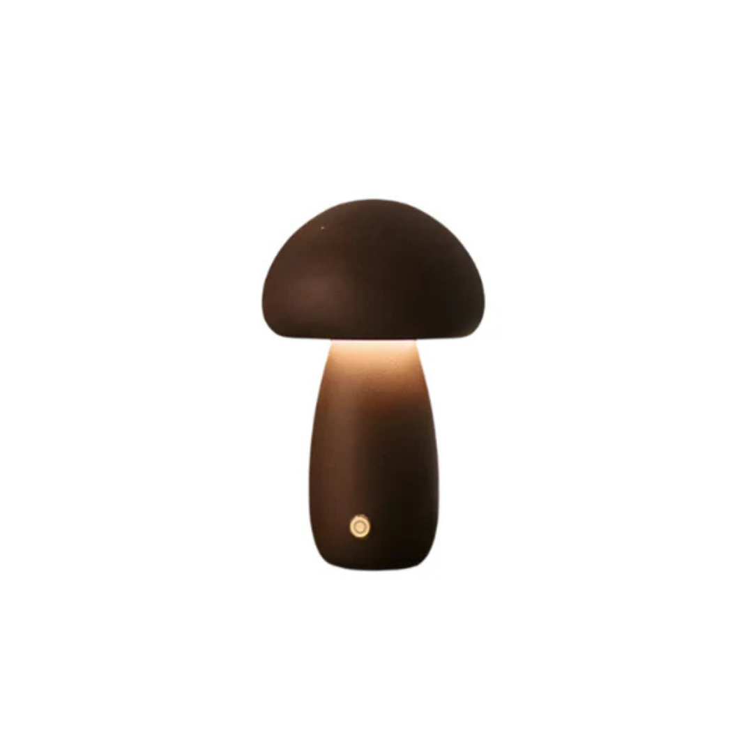 Tafellamp Paddenstoel Scandinavisch met Touch Bediening en Oplaadbare Batterij
