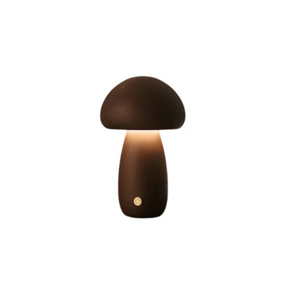 Tafellamp Paddenstoel Scandinavisch met Touch Bediening en Oplaadbare Batterij