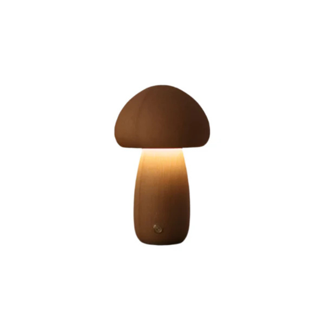 Tafellamp Paddenstoel Scandinavisch met Touch Bediening en Oplaadbare Batterij