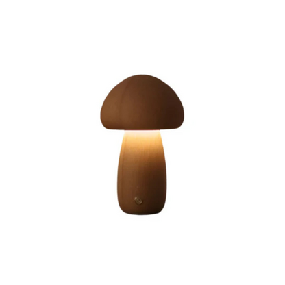 Tafellamp Paddenstoel Scandinavisch met Touch Bediening en Oplaadbare Batterij