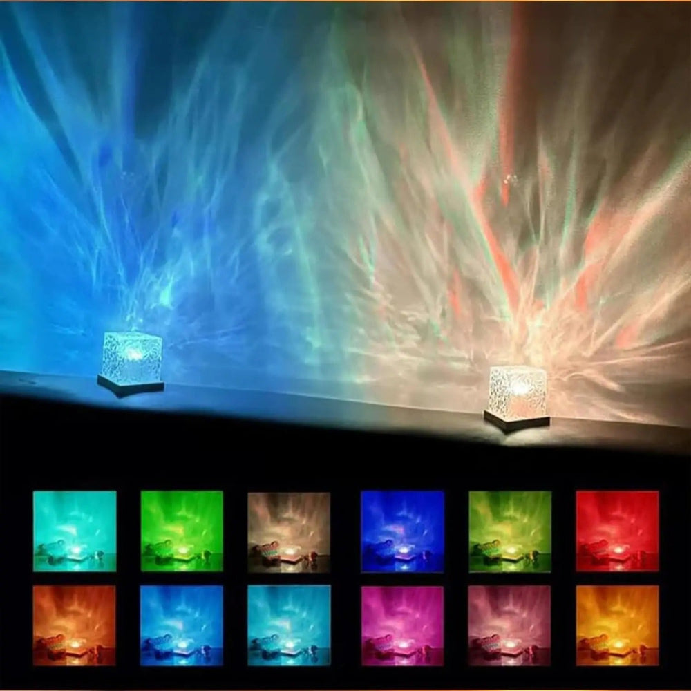 Tafellamp Projectielamp LED met Afstandsbediening en 16 Lichtmodi