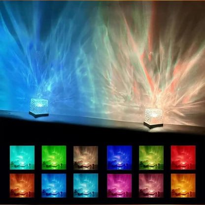 Tafellamp Projectielamp LED met Afstandsbediening en 16 Lichtmodi