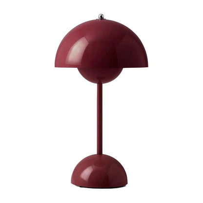 Tafellamp Retro met Koepelkap Draadloos Dimbaar en Oplaadbaar