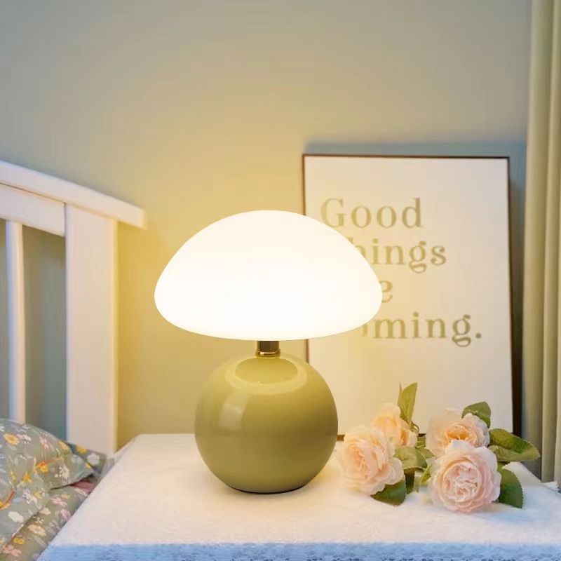 Tafellamp Retro met Paddenstoelvorm en Drie Lichttemperaturen