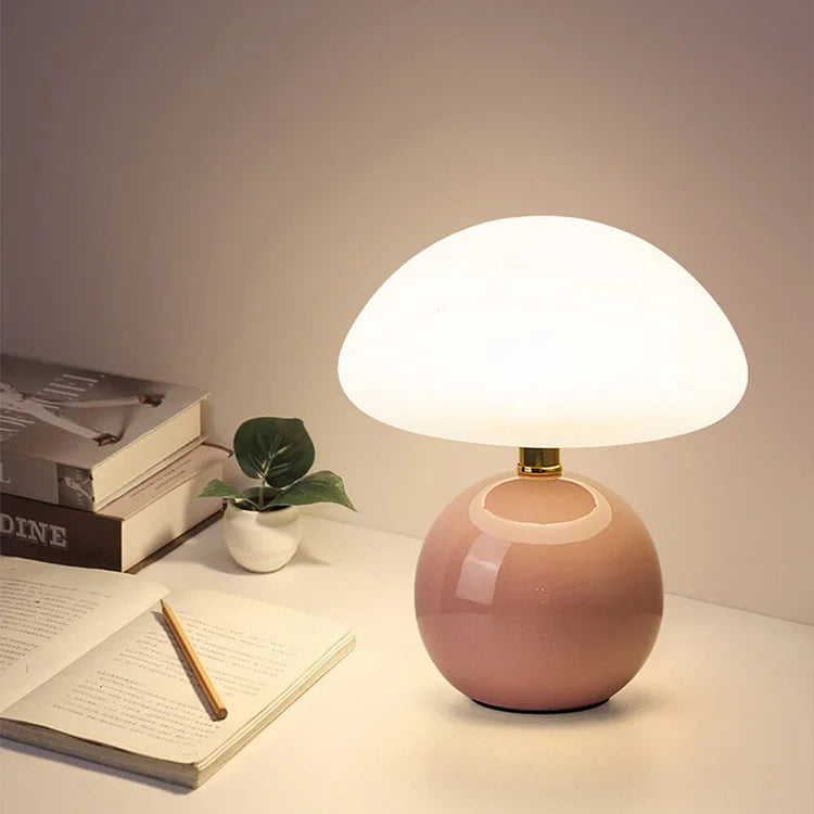 Tafellamp Retro met Paddenstoelvorm en Drie Lichttemperaturen