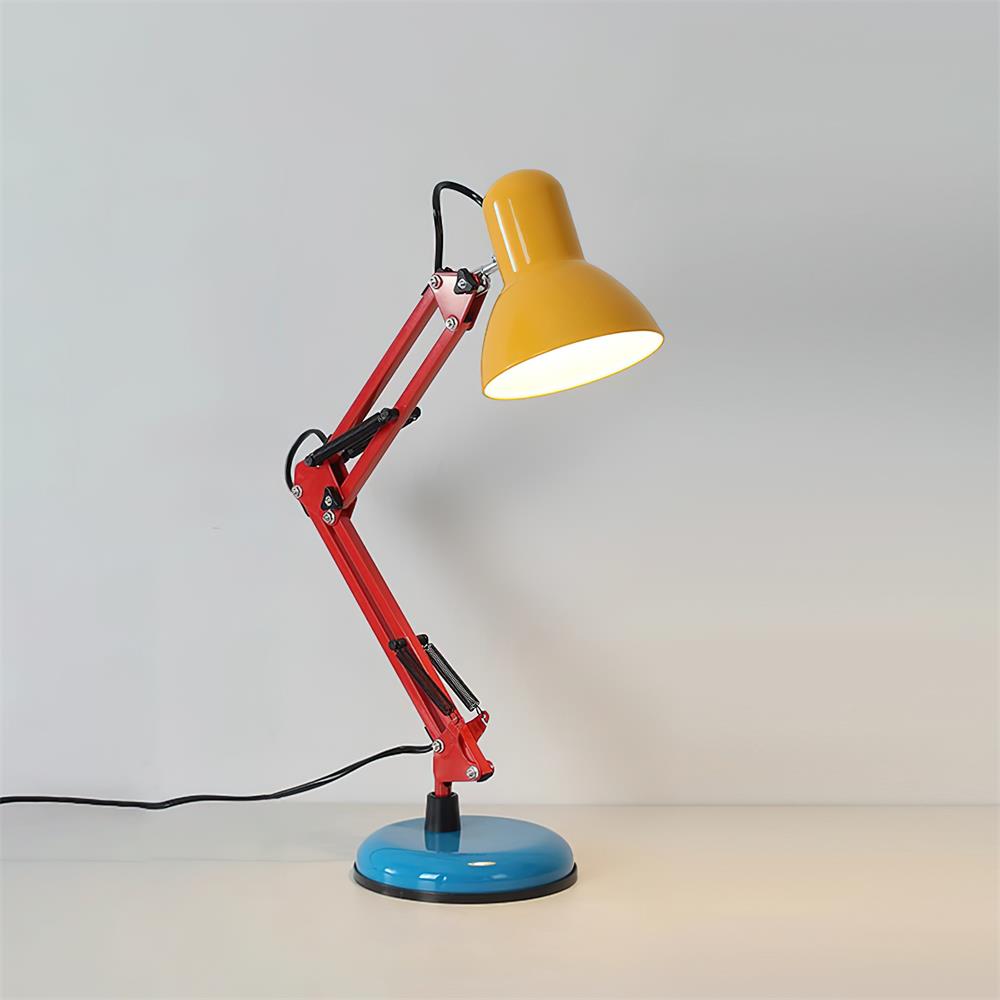 Tafellamp Retro met Verstelbare Arm en Schakelaar
