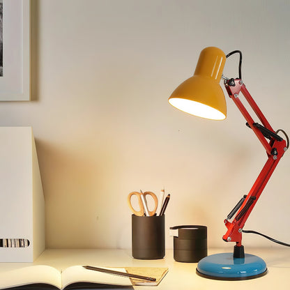Tafellamp Retro met Verstelbare Arm en Schakelaar