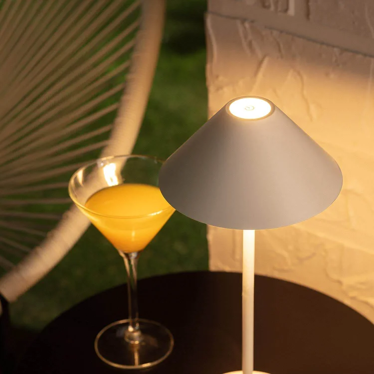 Tafellamp Scandinavisch Dimbaar met Touch Bediening en USB-C Oplaadbaar