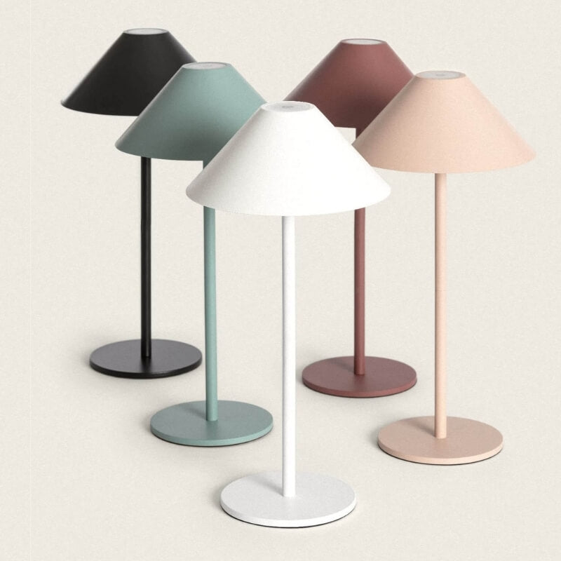 Tafellamp Scandinavisch Dimbaar met Touch Bediening en USB-C Oplaadbaar