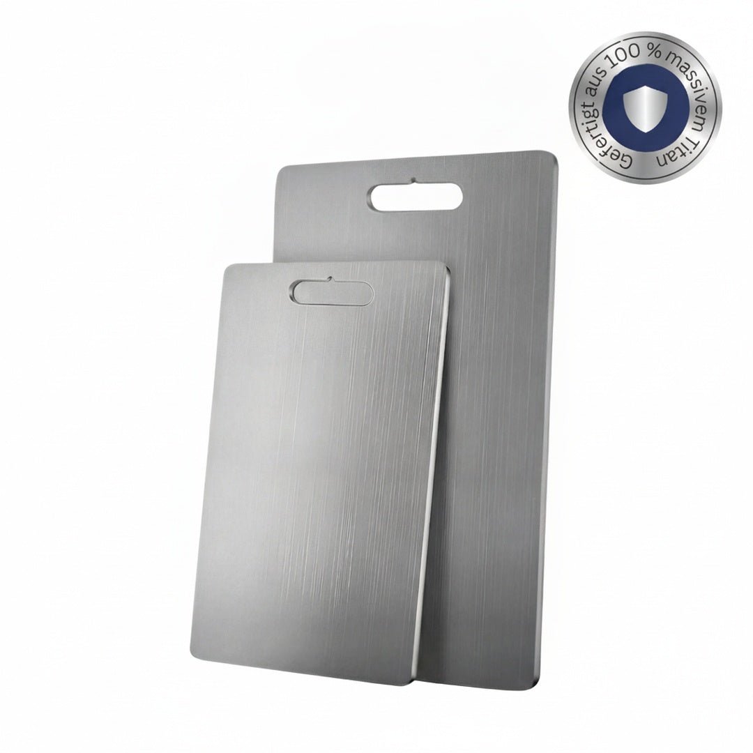 Titanium Snijplank met Handgreep en Antibacterieel Oppervlak