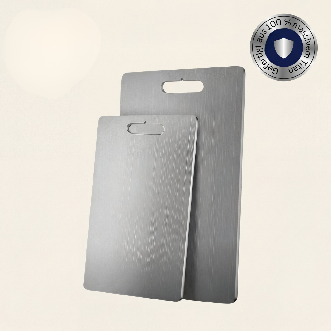 Titanium Snijplank met Handgreep en Antibacterieel Oppervlak