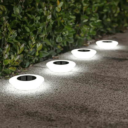 Tuinlamp Grondspot Solarlamp LED met Automatische Sensor voor Tuin en Pad
