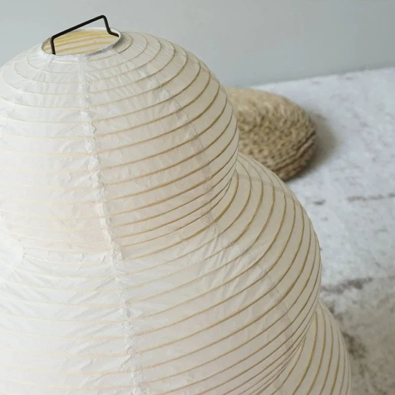 Vloerlamp Rijstpapier Japans Dimbaar met Metalen Frame