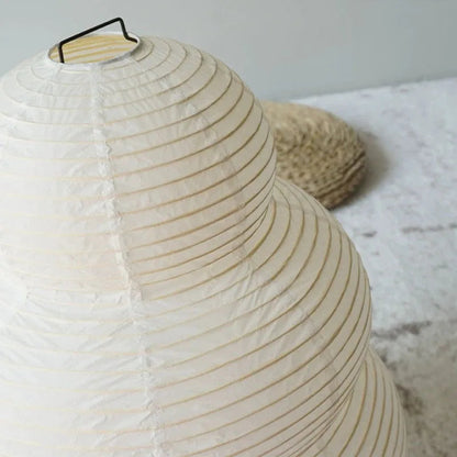 Vloerlamp Rijstpapier Japans Dimbaar met Metalen Frame