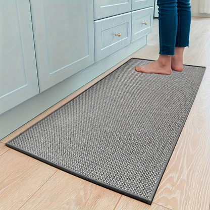 Vloermat Antislip met Geweven Structuur en Omrande Rand