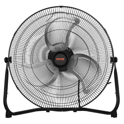 Vloerventilator Industrieel met 3 Snelheidsstanden en 360° Kantelbaar Rooster