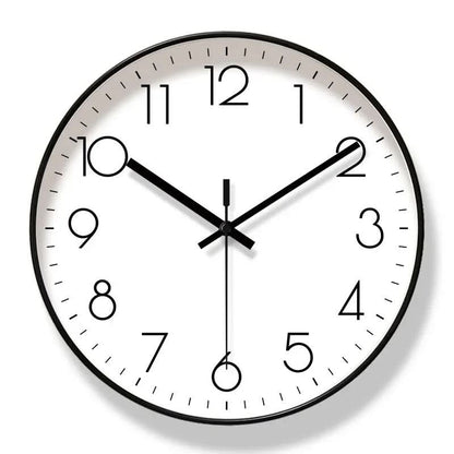 Wandklok Minimalistisch Scandinavisch met Quartz Uurwerk en Stille Loop