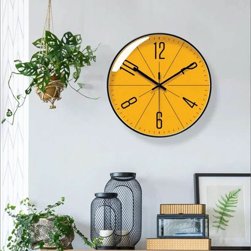Wandklok Minimalistisch Scandinavisch met Quartz Uurwerk en Stille Loop