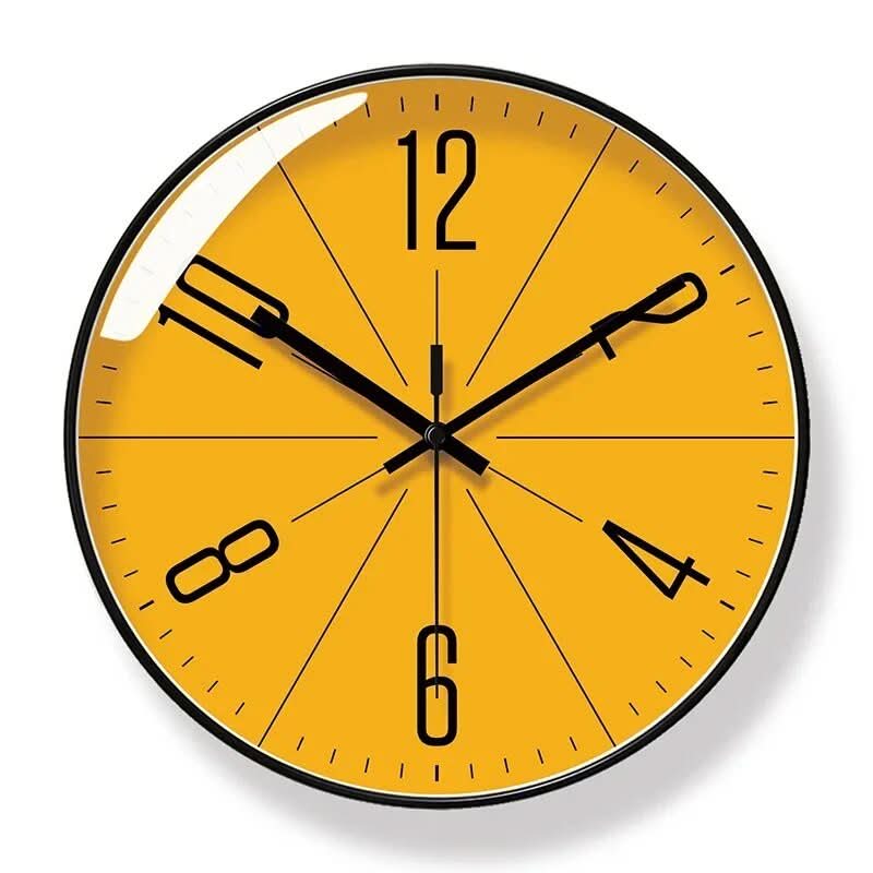 Wandklok Minimalistisch Scandinavisch met Quartz Uurwerk en Stille Loop