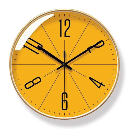 Wandklok Minimalistisch Scandinavisch met Quartz Uurwerk en Stille Loop