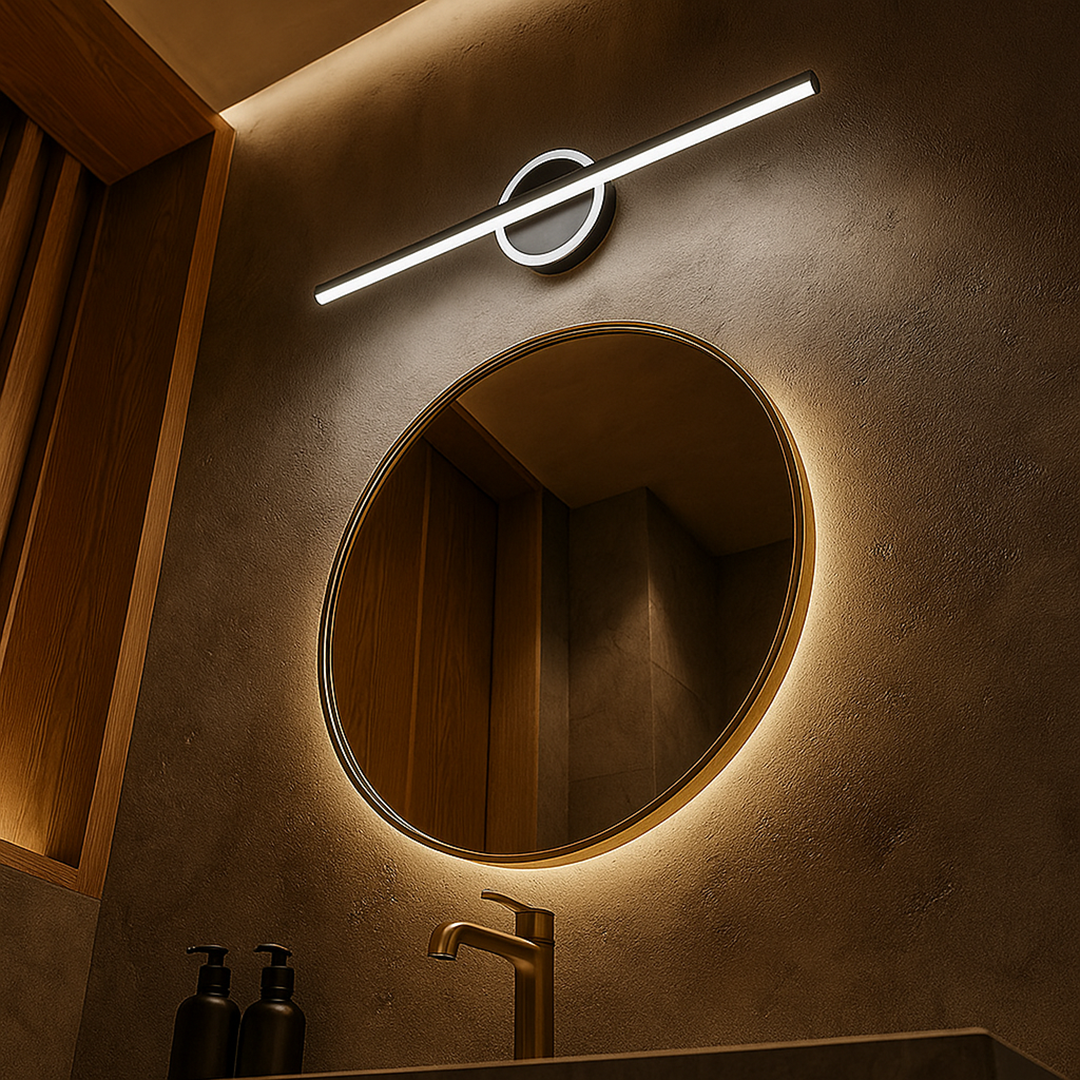 Wandlamp Badkamer Modern LED met Geïntegreerde LED en Ronde of Vierkante Vorm