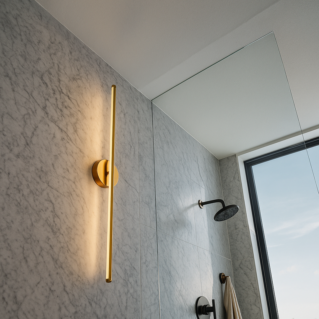 Wandlamp Badkamer Modern LED met Geïntegreerde LED en Ronde of Vierkante Vorm