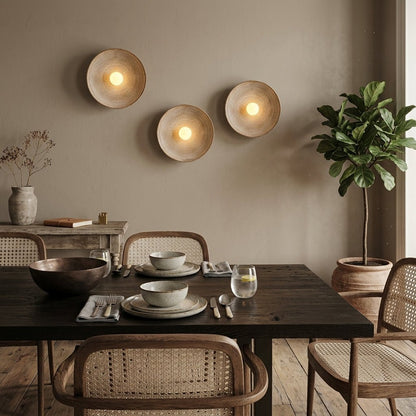 Wandlamp Bohemian met Rond Reliëfpatroon en E27 Fitting