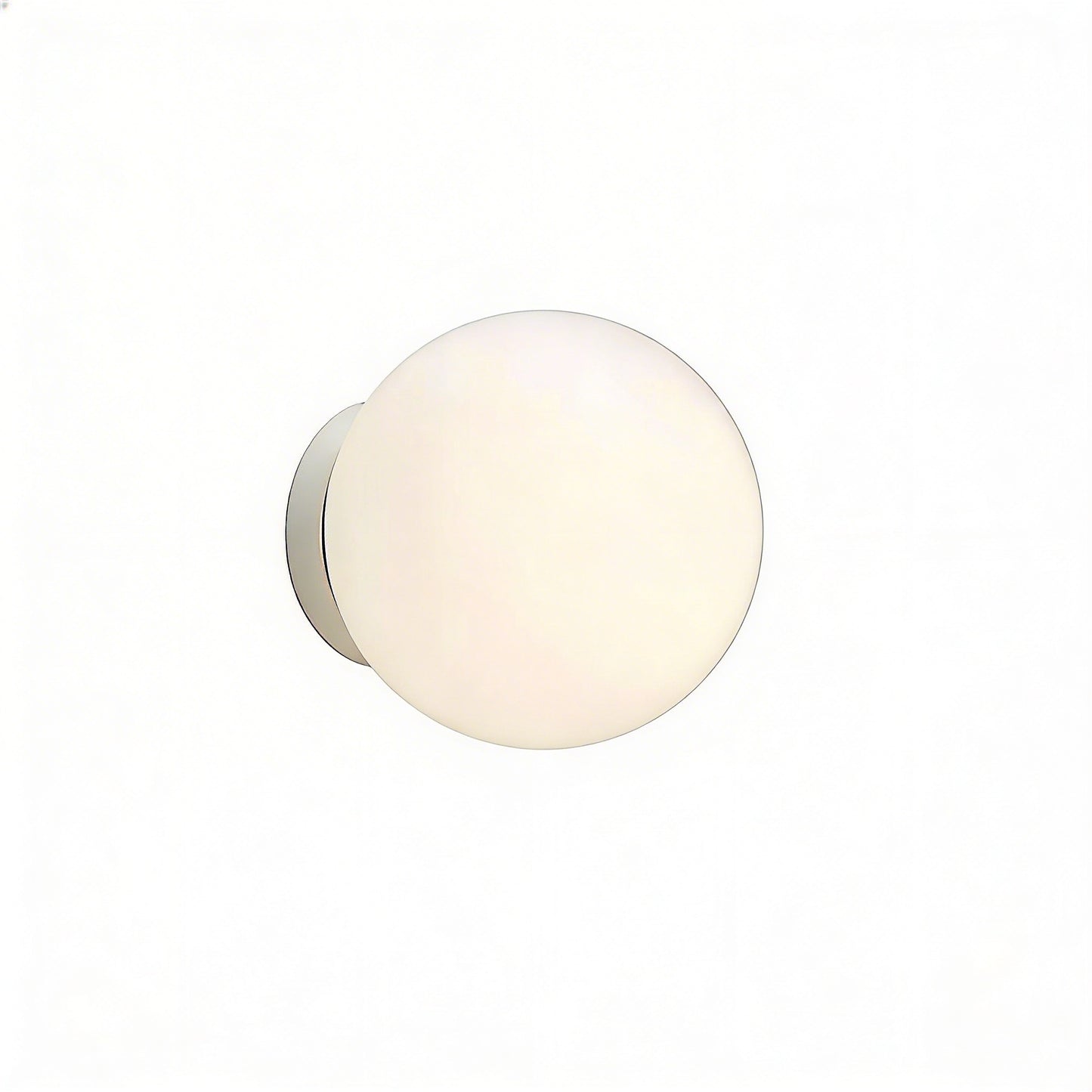 Wandlamp Bol LED met Mat Glazen Kap voor Badkamer en Gang