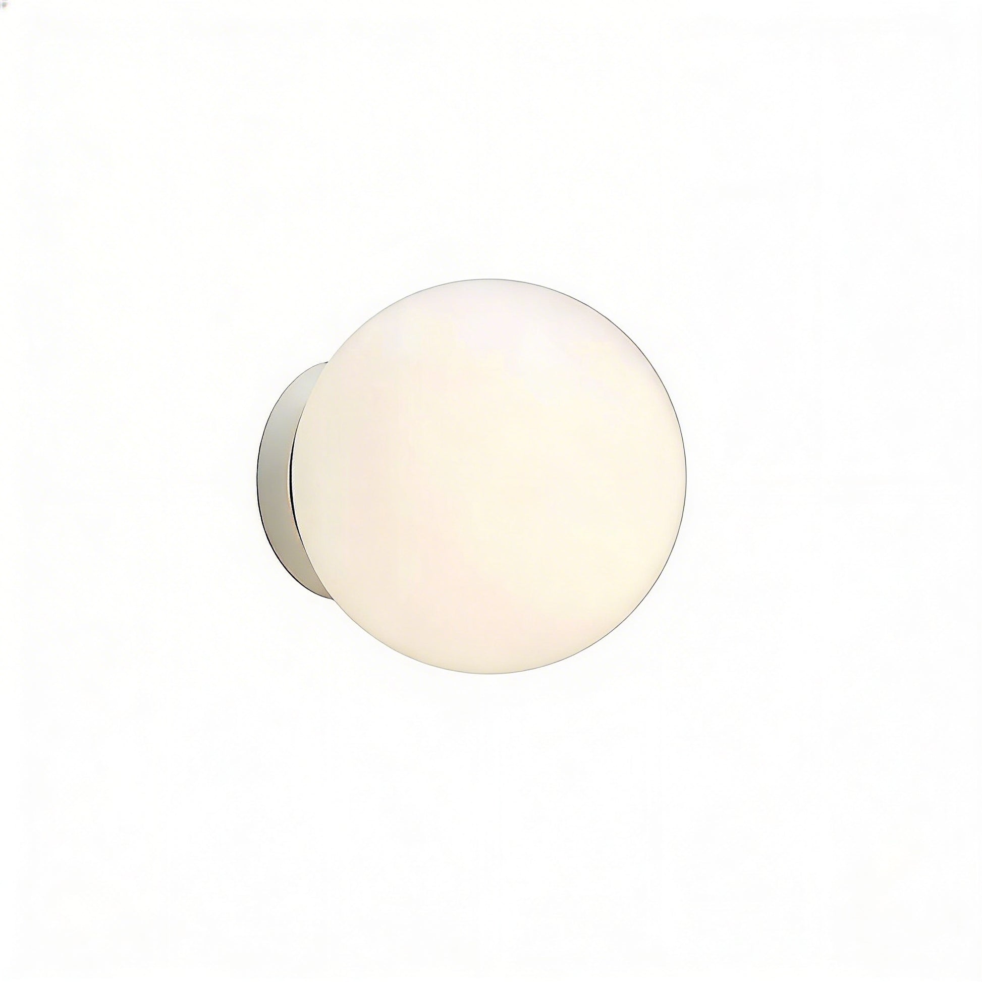 Wandlamp Bol LED met Mat Glazen Kap voor Badkamer en Gang