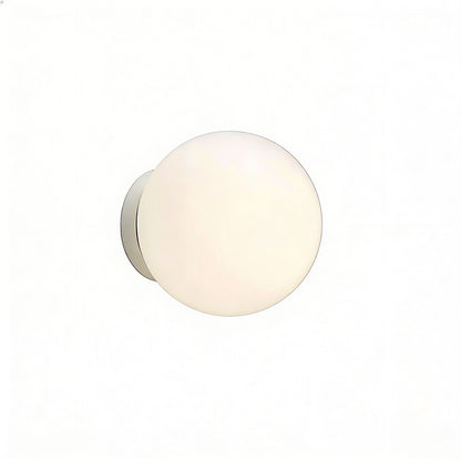Wandlamp Bol LED met Mat Glazen Kap voor Badkamer en Gang