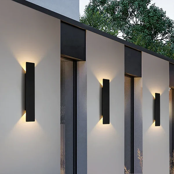 Wandlamp Buiten Minimalistisch LED met Dubbelzijdige Lichtuitstraling en Geïntegreerde LED