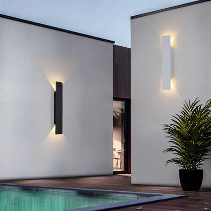 Wandlamp Buiten Minimalistisch LED met Dubbelzijdige Lichtuitstraling en Geïntegreerde LED