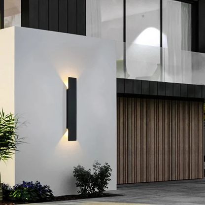 Wandlamp Buiten Minimalistisch LED met Dubbelzijdige Lichtuitstraling en Geïntegreerde LED ##POS:7##