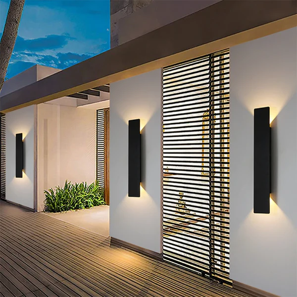 Wandlamp Buiten Minimalistisch LED met Dubbelzijdige Lichtuitstraling en Geïntegreerde LED