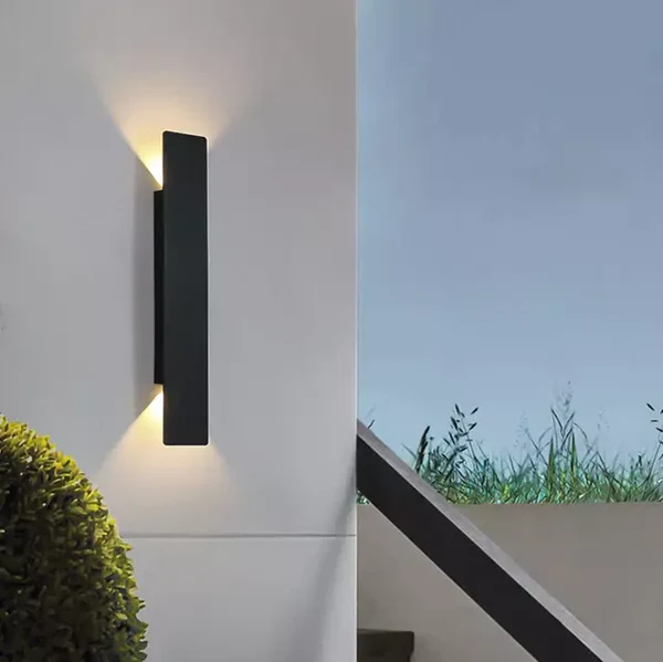 Wandlamp Buiten Minimalistisch LED met Dubbelzijdige Lichtuitstraling en Geïntegreerde LED