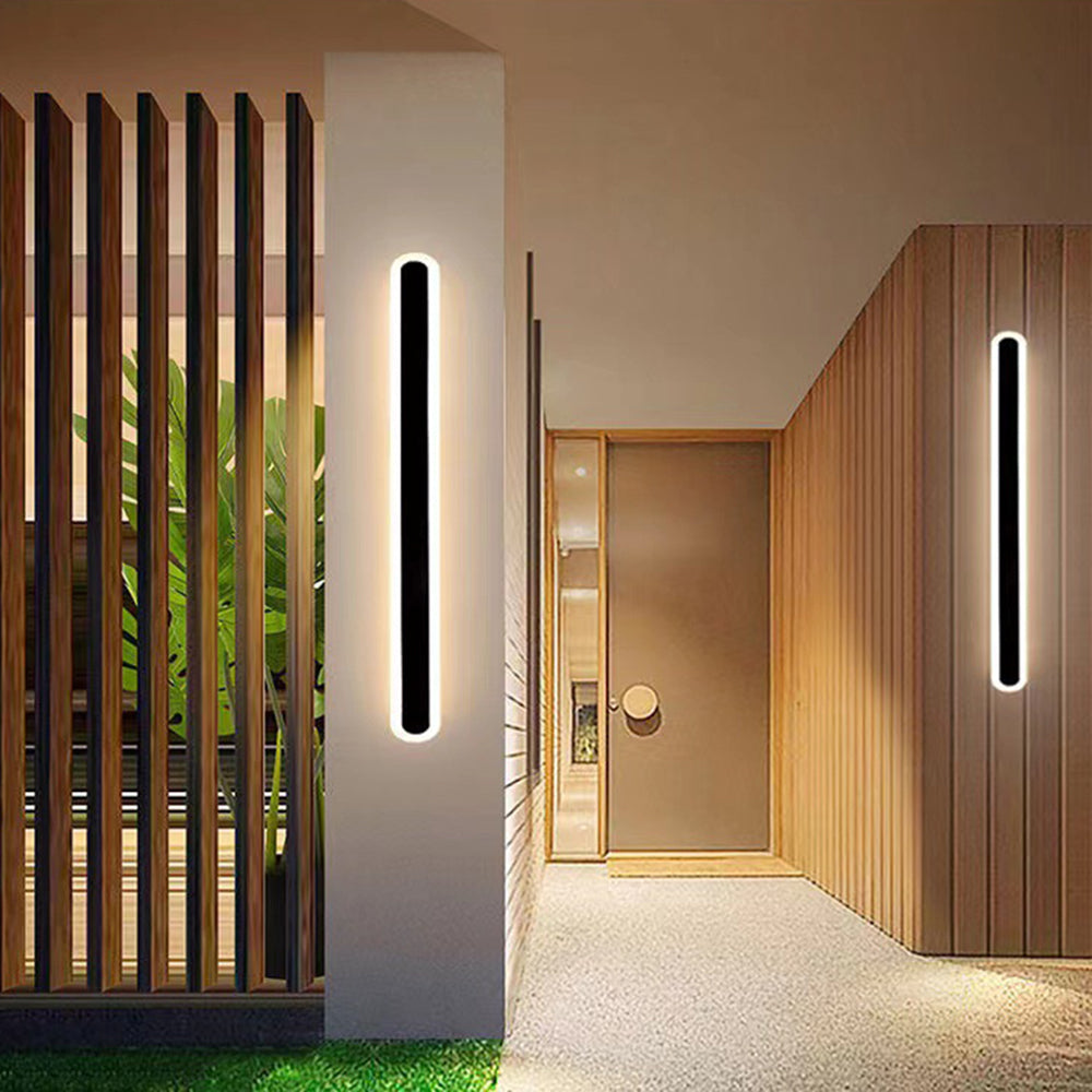 Wandlamp Buiten Minimalistisch Lineair LED met Bewegingssensor en Dimfunctie