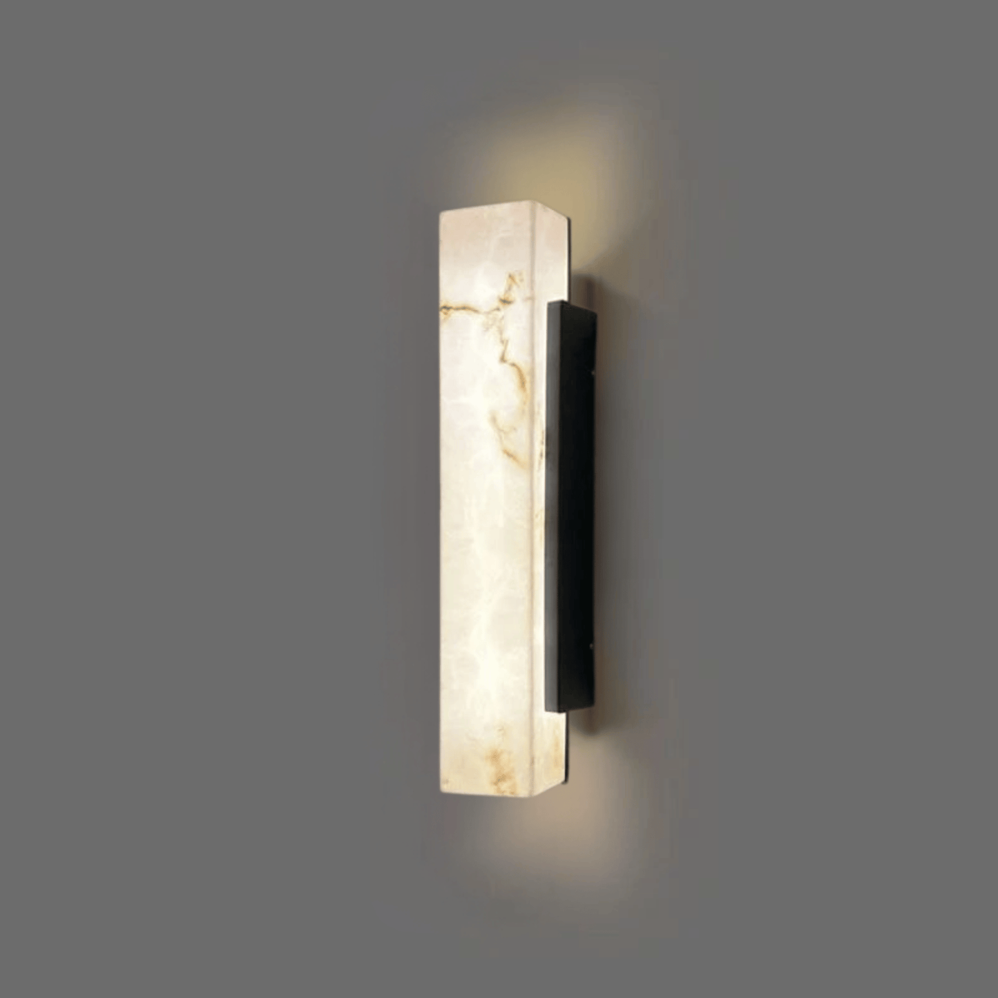 Wandlamp Buiten Minimalistisch met Marmerlook Diffuser en Geïntegreerde LED