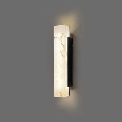Wandlamp Buiten Minimalistisch met Marmerlook Diffuser en Geïntegreerde LED