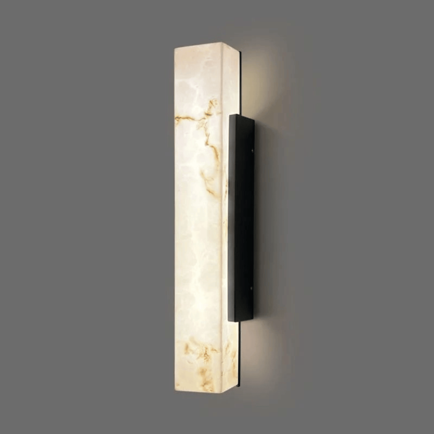 Wandlamp Buiten Minimalistisch met Marmerlook Diffuser en Geïntegreerde LED