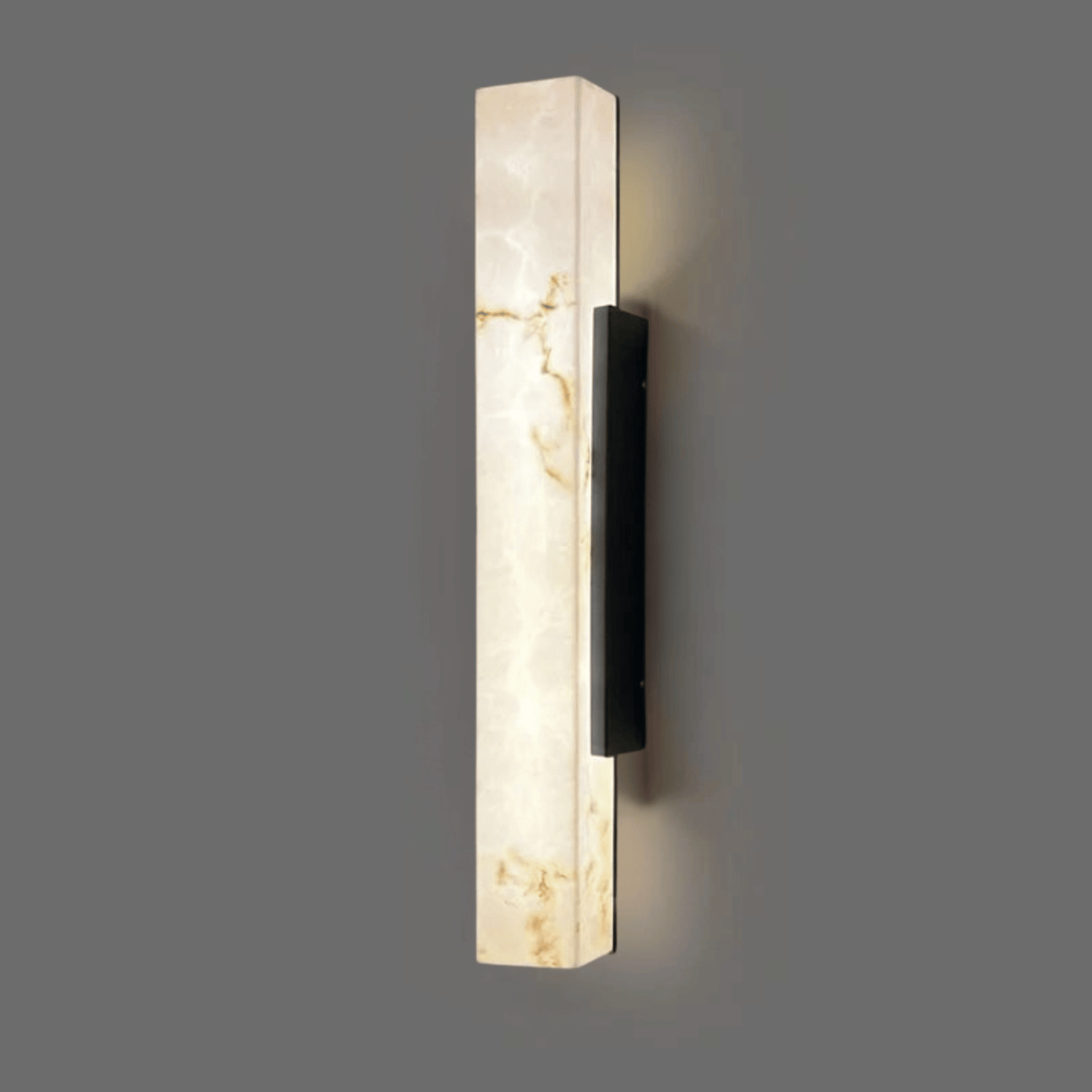 Wandlamp Buiten Minimalistisch met Marmerlook Diffuser en Geïntegreerde LED