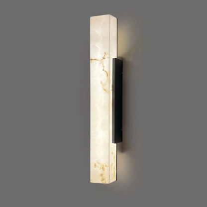 Wandlamp Buiten Minimalistisch met Marmerlook Diffuser en Geïntegreerde LED