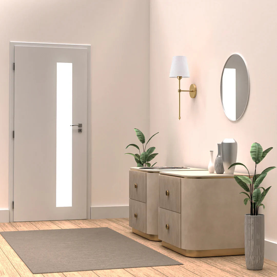 Wandlamp Klassiek met Kap en Afstandsbediening op Batterij Set van 2