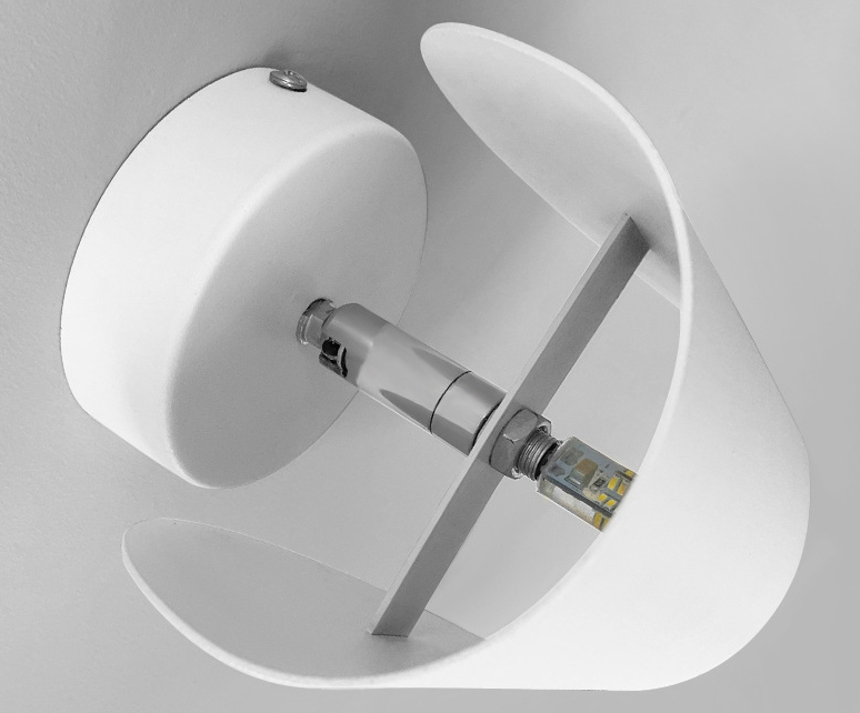 Wandlamp LED Halve Maan Verstelbaar Modern voor Binnen en Buiten